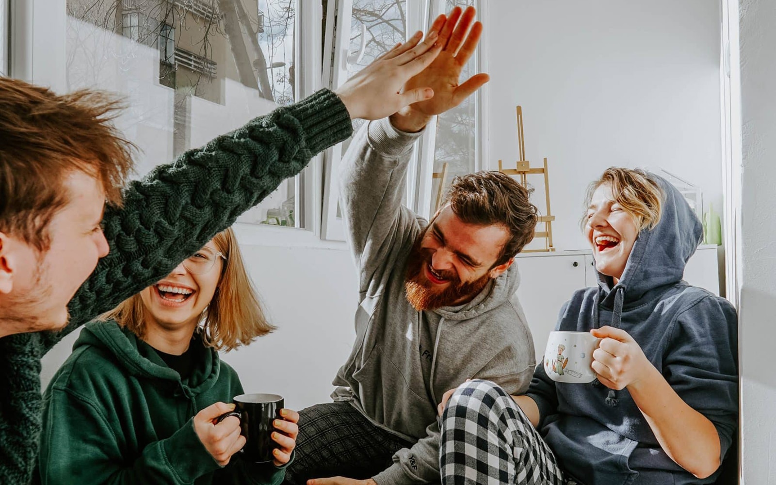 Moment de vie d'étudiants au coeur de la résidence Della Battaglia 